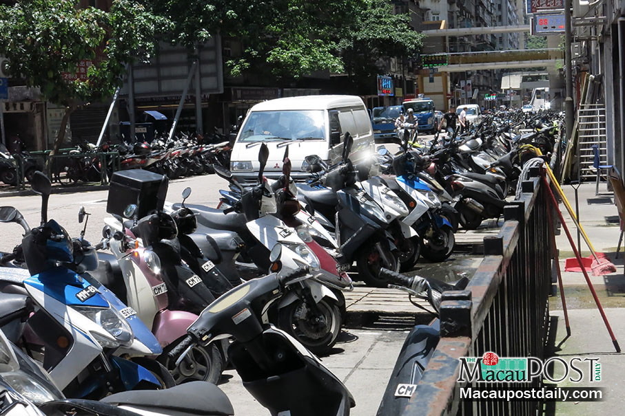 Activists slam govt over blocked scooter parking spaces