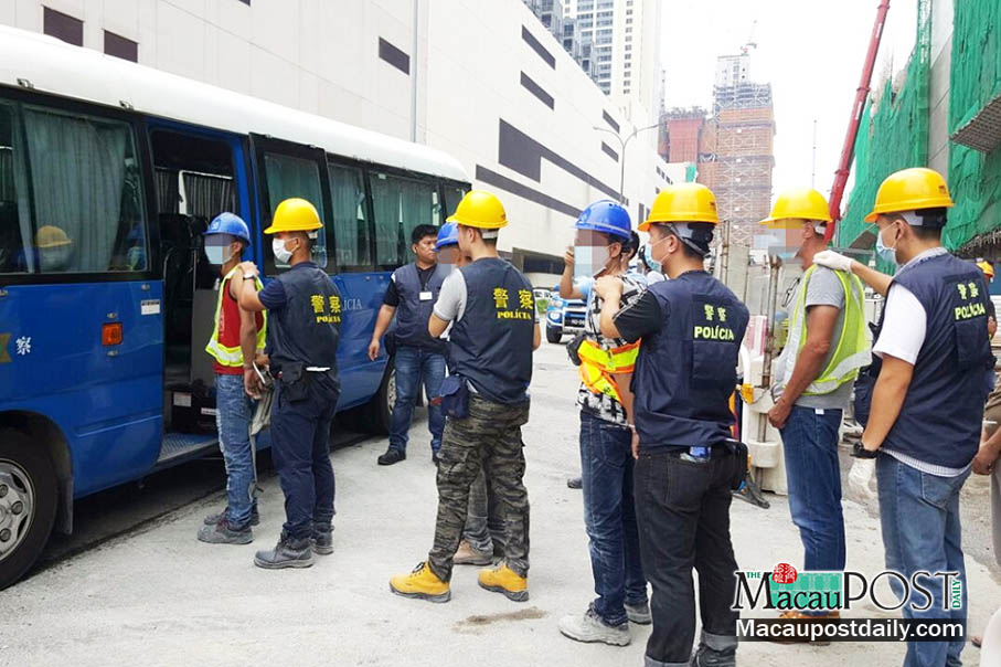 6 illegal workers nabbed in Cotai