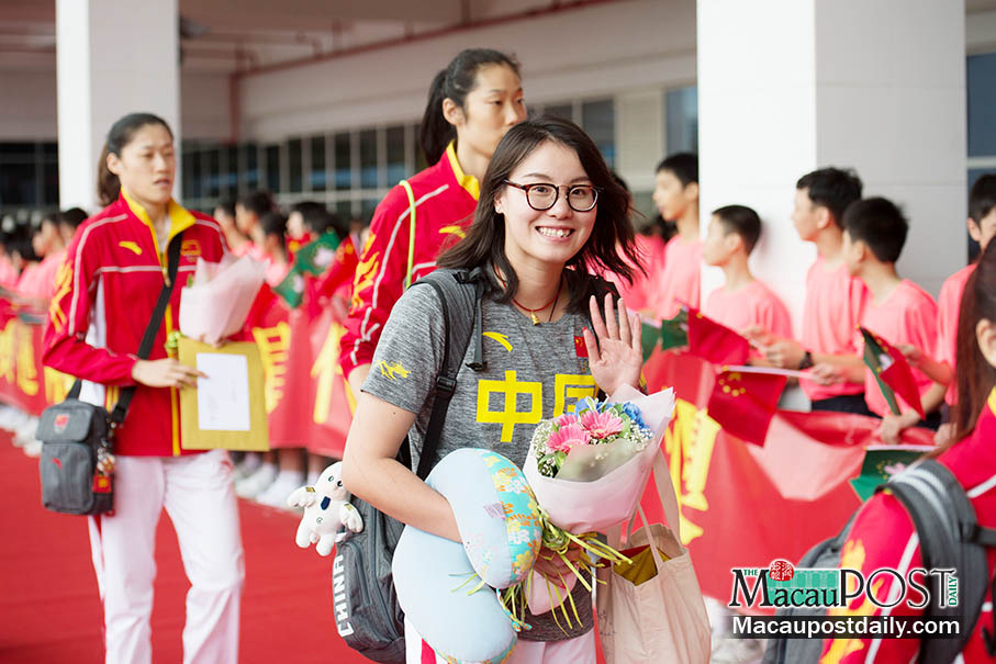 Team China Rio heroes arrive for 4-day visit 