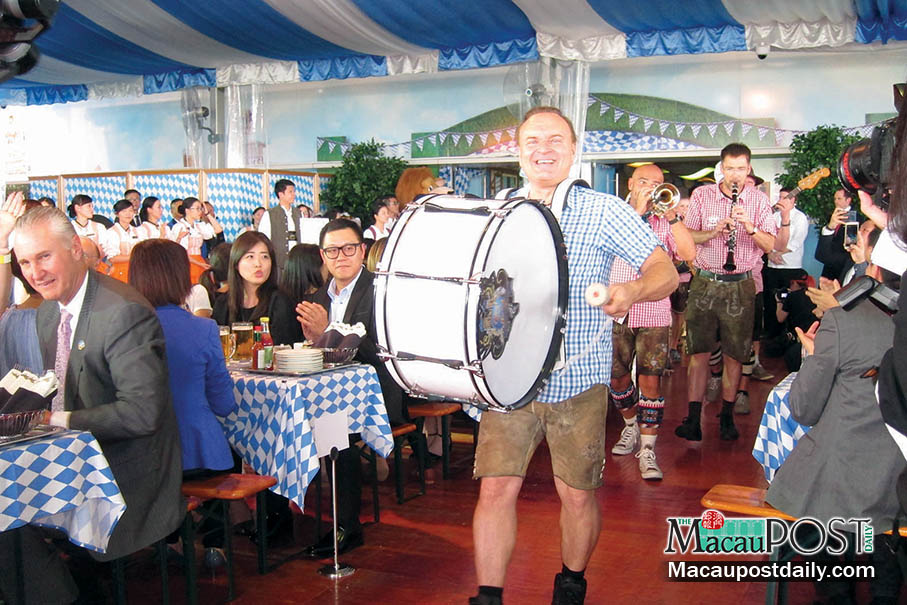 Oktoberfest band debuts sing-a-long Macau song