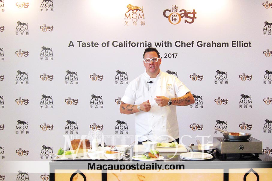 Celebrity chef Graham Elliot vows  to bring casual fine dining to MGM Cotai