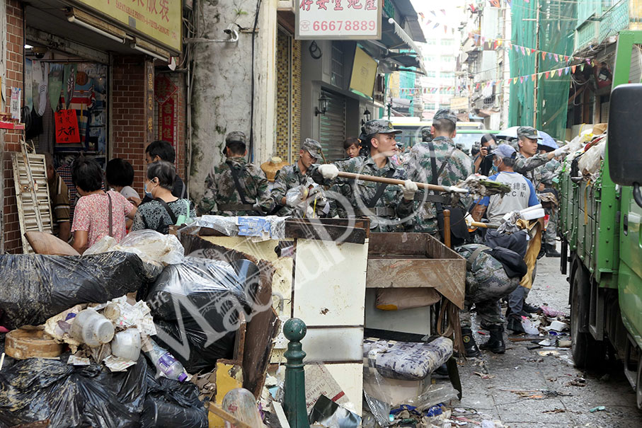 PLA ‘heroes’ complete Hato cleanup mission