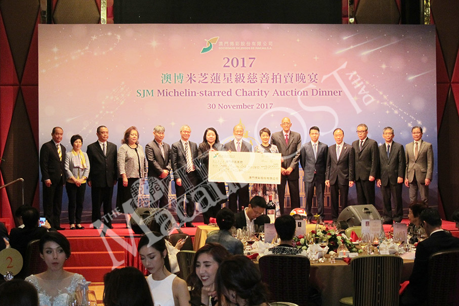 SJM raises 3.19 million patacas  in charity auction 