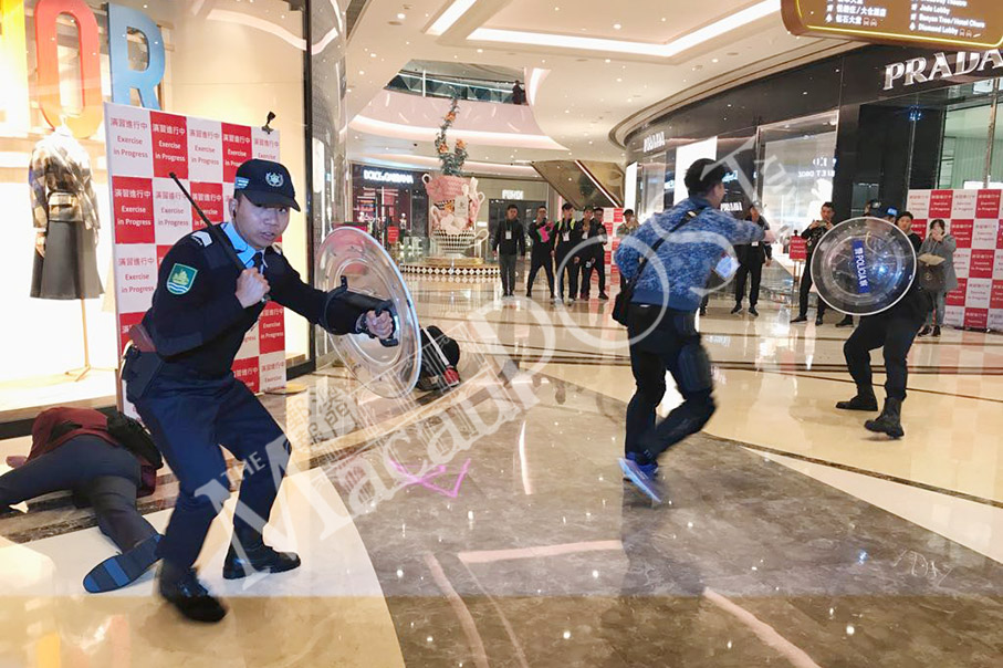 Police carry out 1st casino emergency response drill