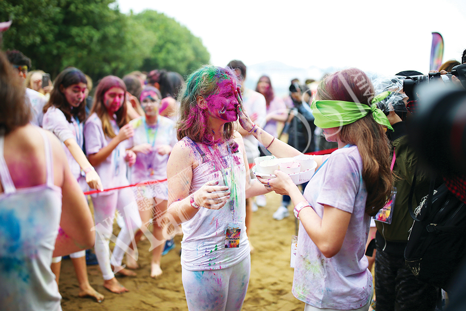 Holi in Macau:Connecting people with colours