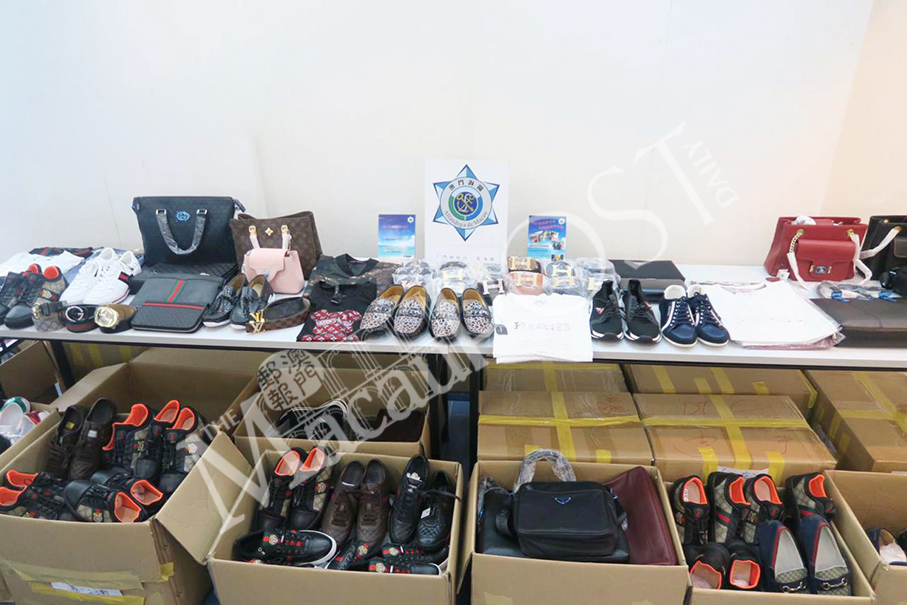 Customs seizes fake designer goods  worth 3.65 million patacas