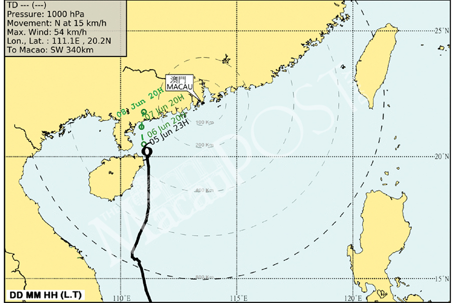 Possibly No. 3 storm warning signal today: observatory