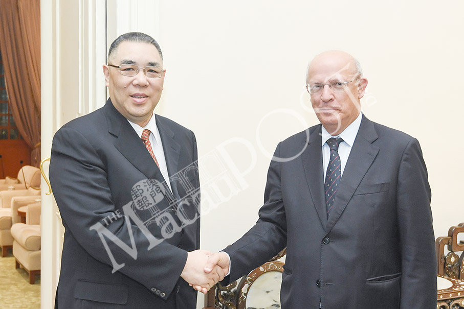 Chui, Portuguese FM vow to strengthen ties 