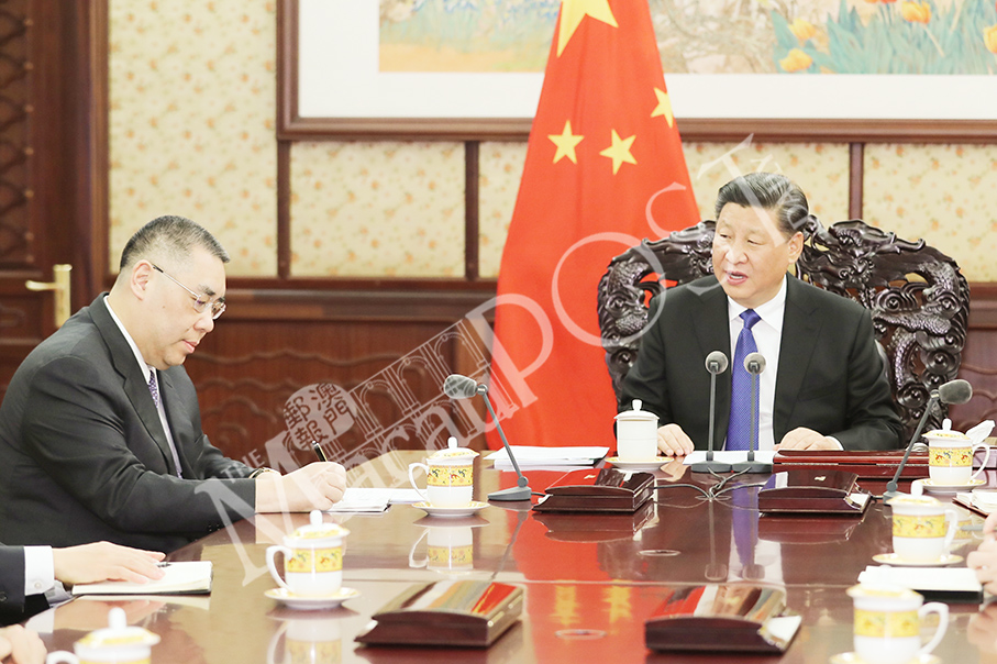 Xi ‘fully endorses’ work  by Chui & local govt