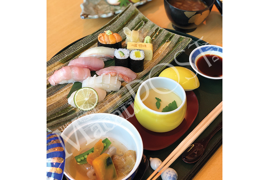 Yamazato presents  authentic nigiri set lunch