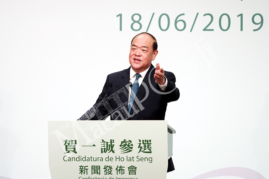 Ho launches CE candidacy with ‘strong sense of mission’