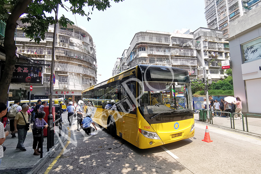 Woman, 87, in ICU after being run over by bus