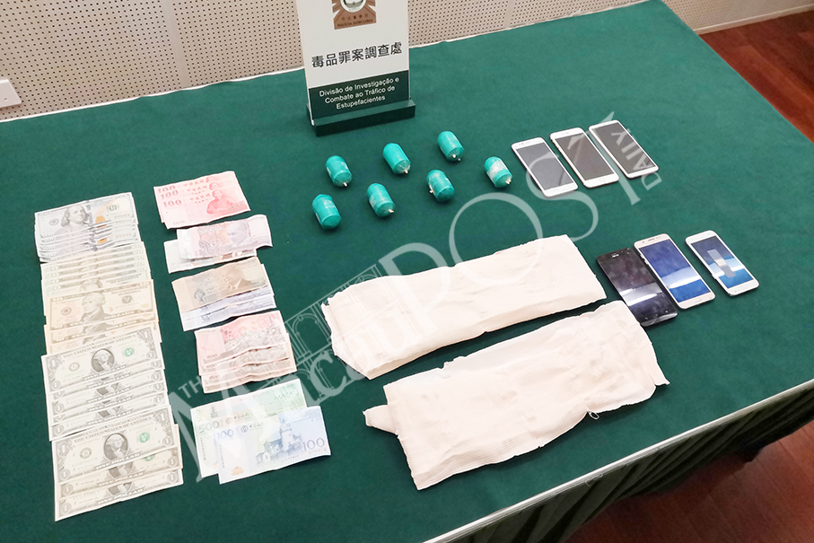 2 Taiwanese caught smuggling heroin via Macau: police