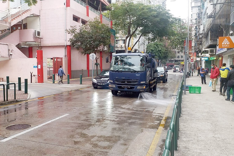 Govt bolsters street cleaning to help fight coronavirus