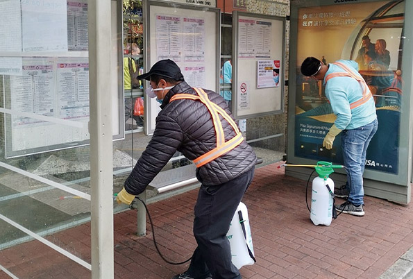 IAM intensifies public area cleaning to fight COVID-19 