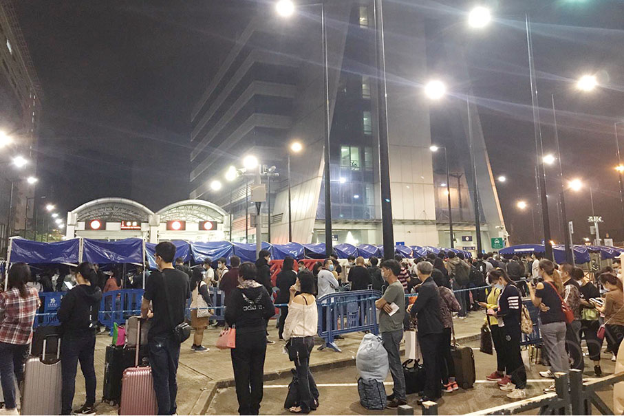 14 day-quarantine in Guangdong for arrivals from Macau