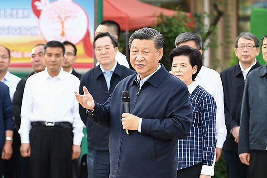 Xi inspects Ningxia Hui Autonomous Region 