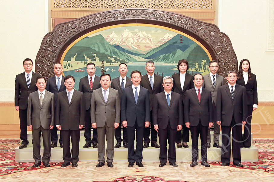 Vice premier meets high-level delegation of Macau Public Security Forces