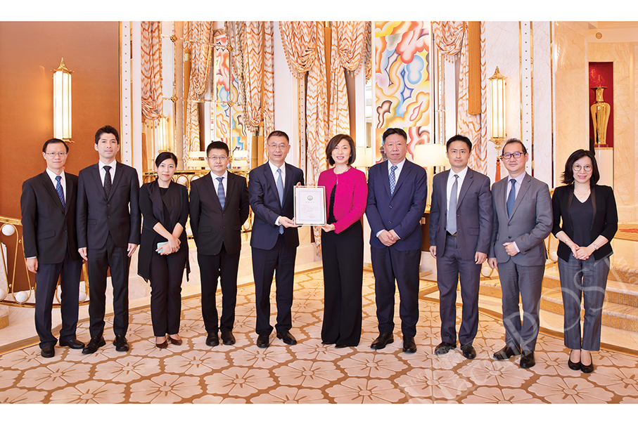 Liaison Office recognises Wynn for its contributions during pandemic