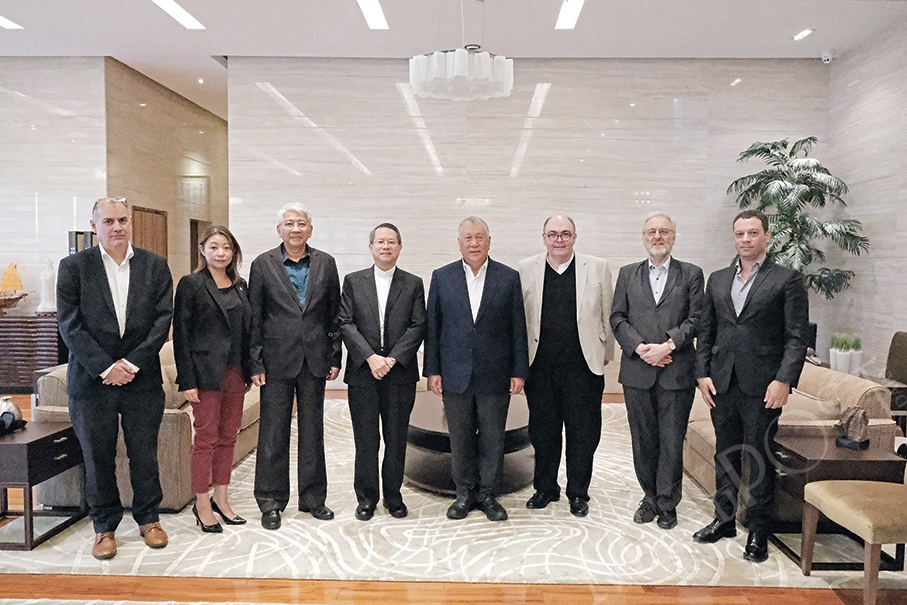 USJ delegation visits CPPCC Vice Chairman Edmund Ho 