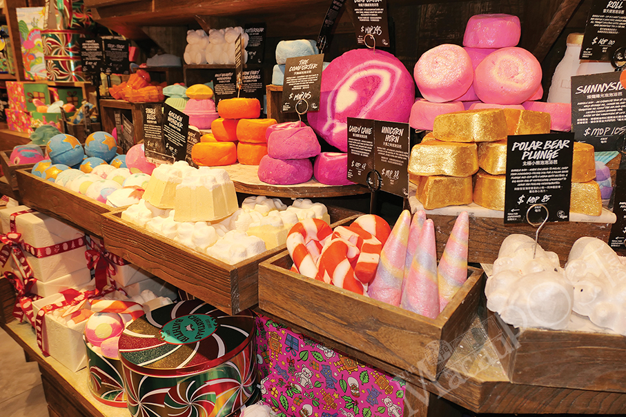 Smelling like Christmas, Lush gets into festive spirit