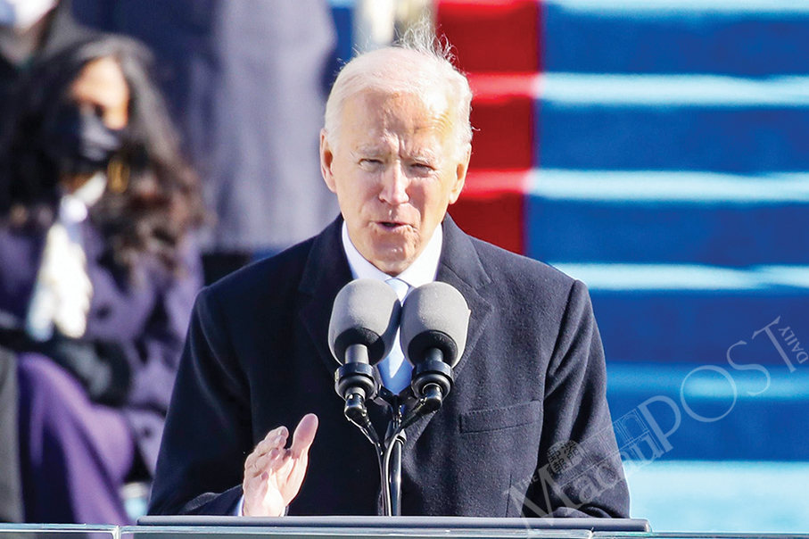 Biden calls for unity on ‘day of history and hope’