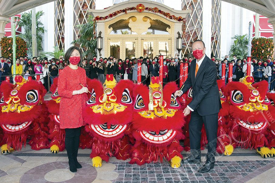 Wynn welcomes CNY with lion dance performances 