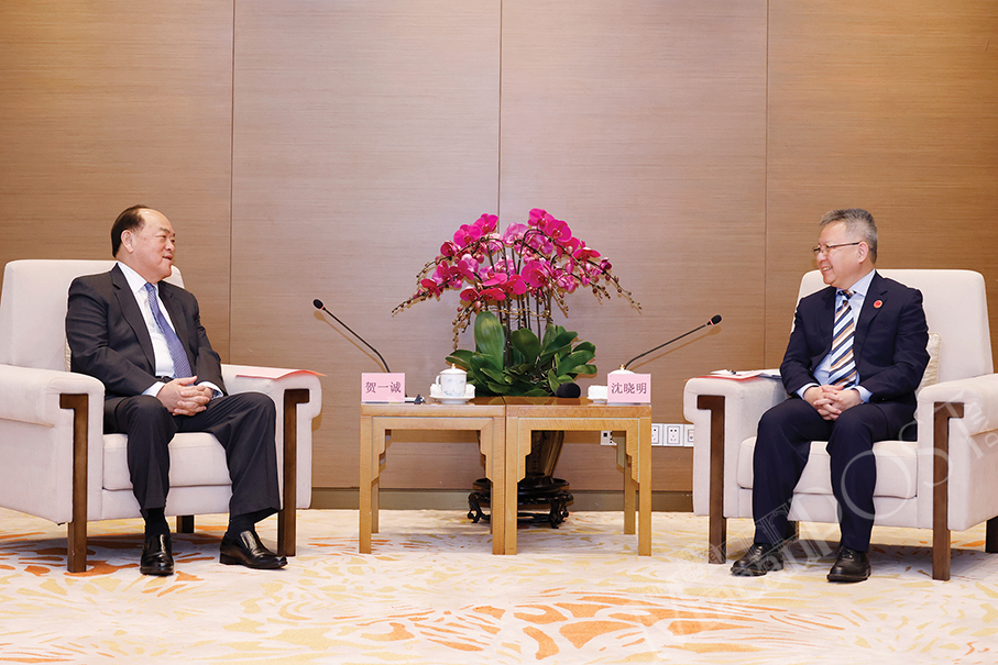 Ho meets top Hainan officials, says there’s ‘huge room’ for cooperation 