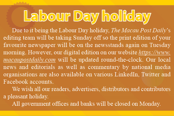 Labour Day holiday