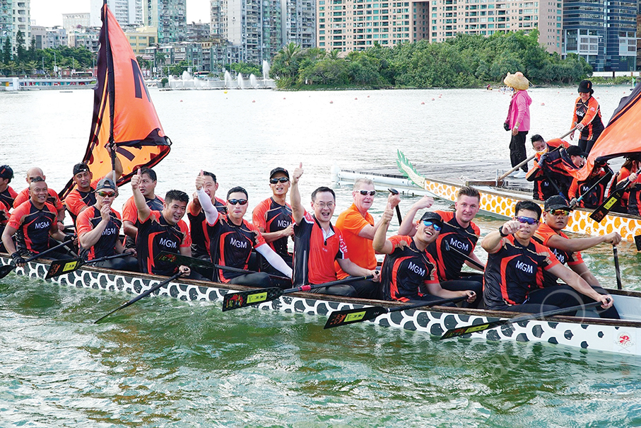 MGM holds annual blessing ceremony for its dragon boat team