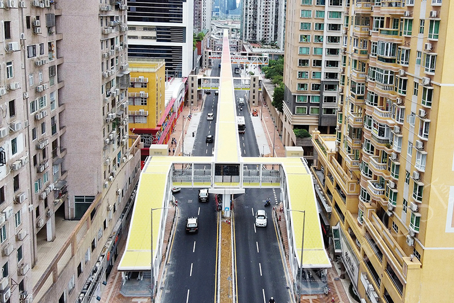 Taipa elevated walkway opens