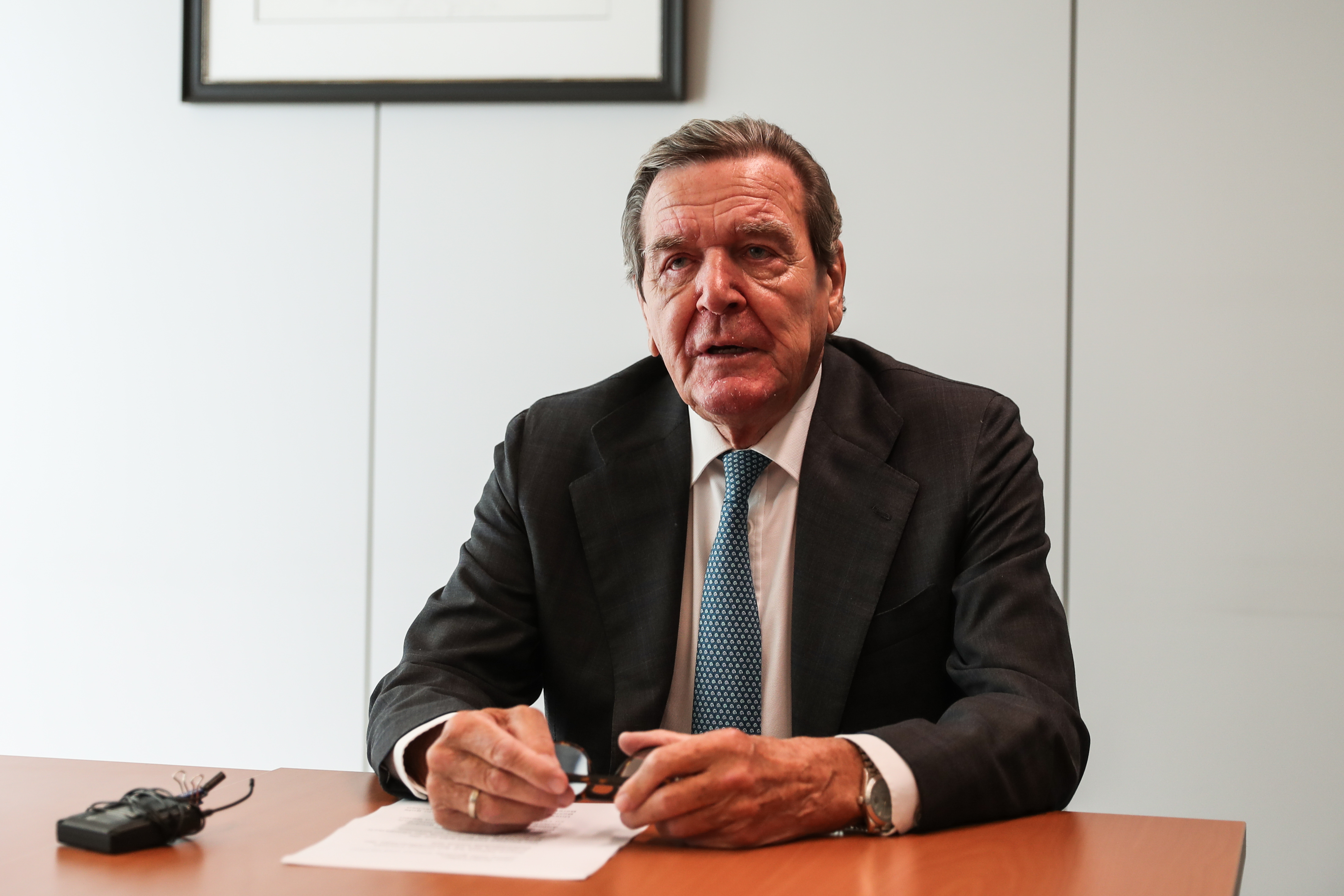 Germany should not be involved in trade war with China: Germany's ex-chancellor Schroeder