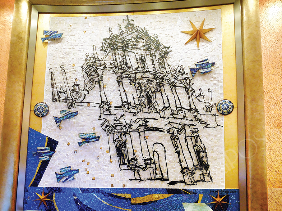 Guilherme Ung shows St. Paul’s façade artwork at Grand Lisboa Palace 