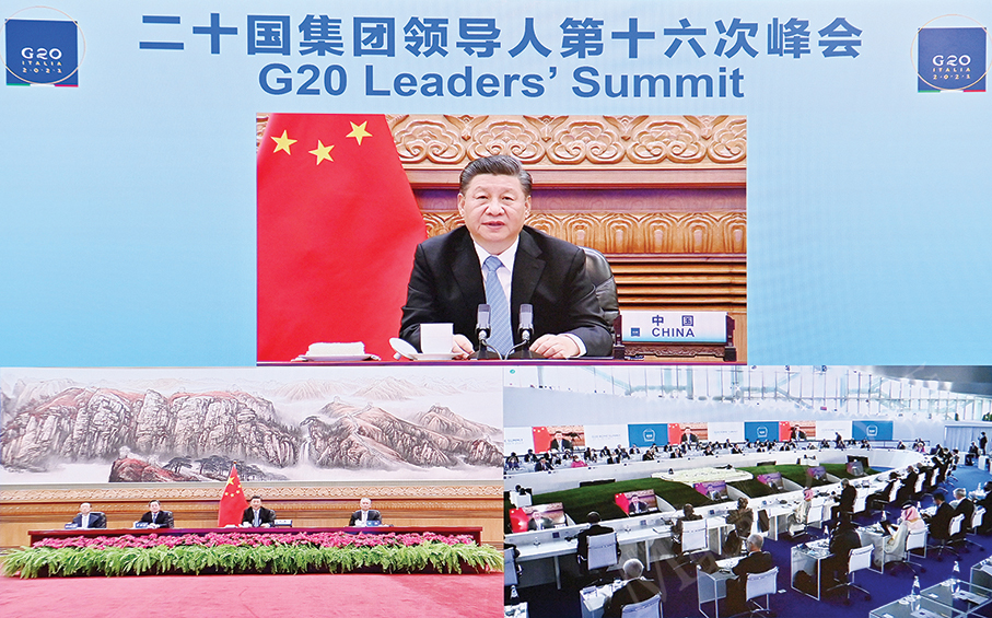 Xi urges concrete actions to address climate change, energy issues