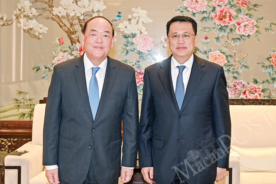 Ho vows to reinforce Zhejiang-Macau ties during Hangzhou visit