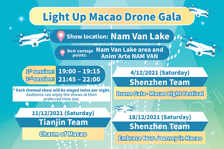 ‘Light Up Macao Drone Gala’ next month