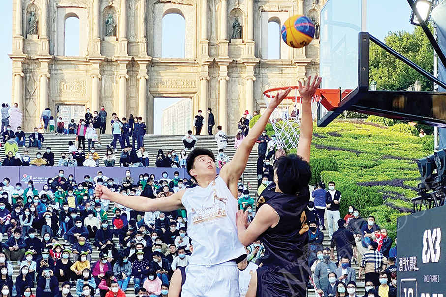 FIBA 3X3 Macau Masters – Wynn Cup takes place at World Heritage sites