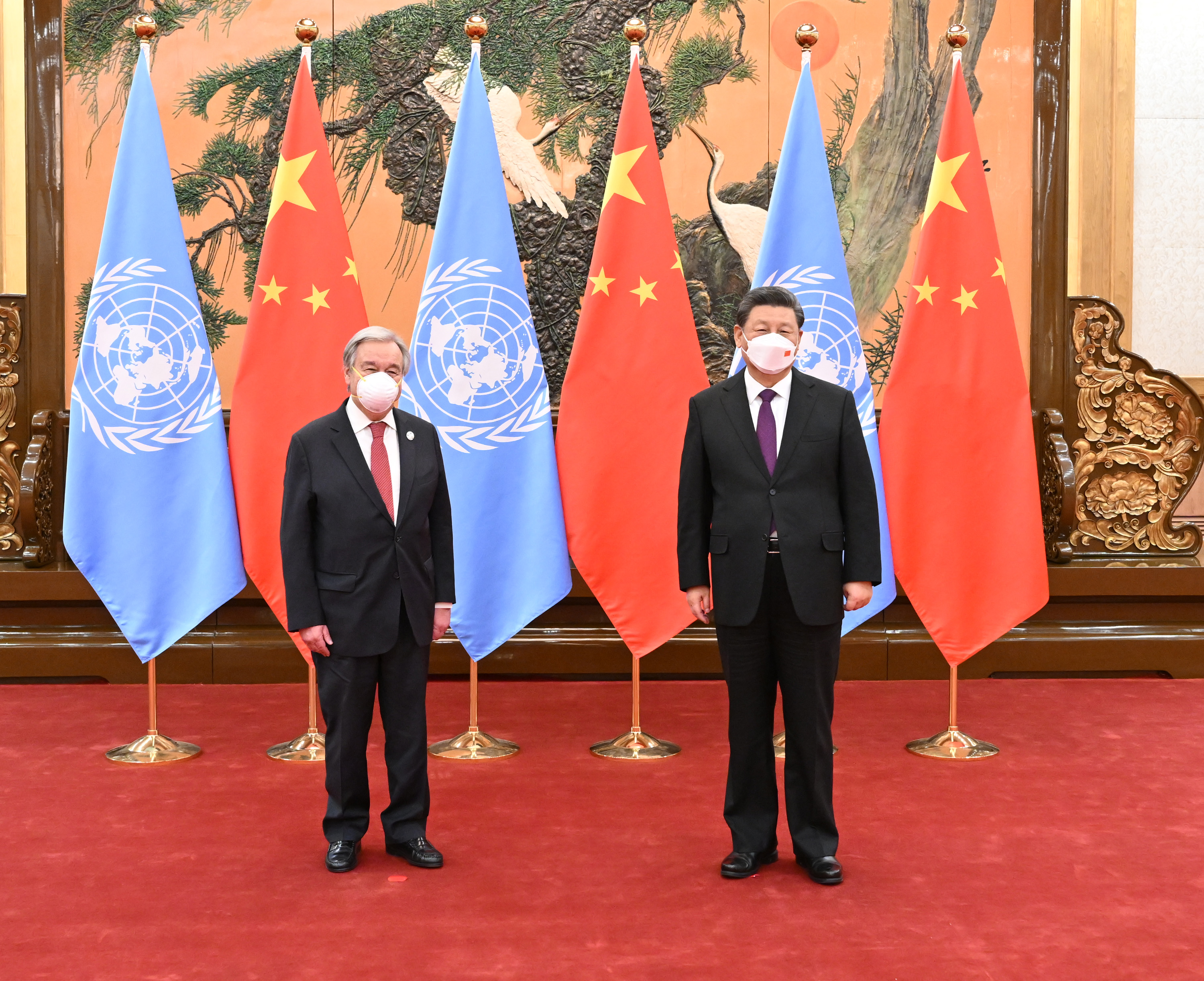 Meeting UN chief, Xi stresses cooperation to tackle global challenges