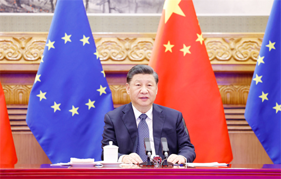 Xi calls on China, EU to add stabilizing factors to turbulent world