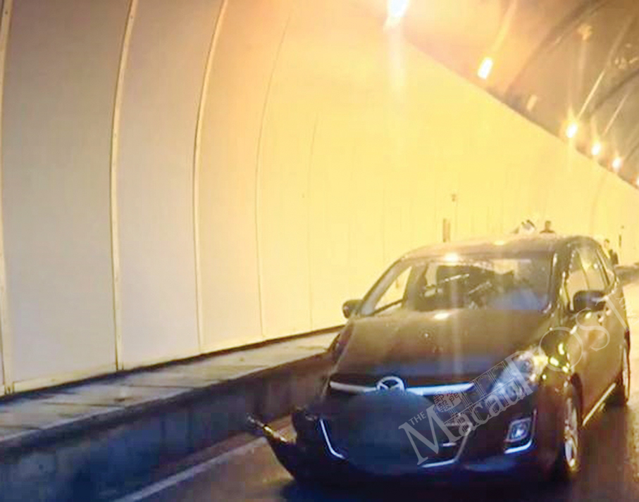 Drunk driver drives against traffic, crashes into lorry in Guia Hill Tunnel