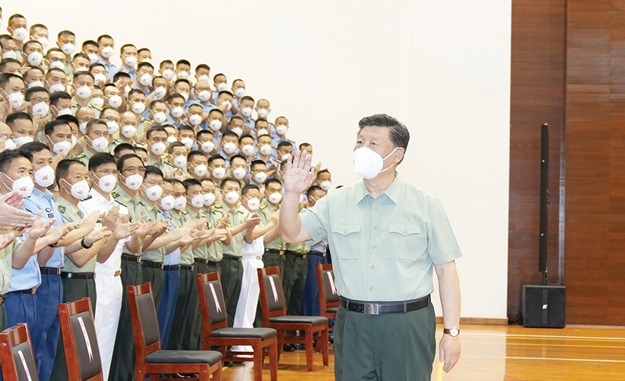 Xi inspects PLA garrison in HK