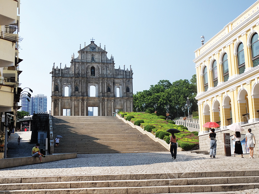 Macau on the 3rd day of its consolidation period