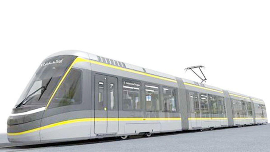 First train for Porto metro project rolls off production line in China 