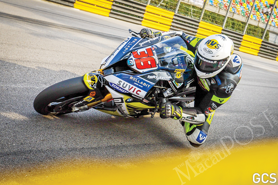 Erno Kostamo 1st Finnish rider to win Macau Motorcycle GP