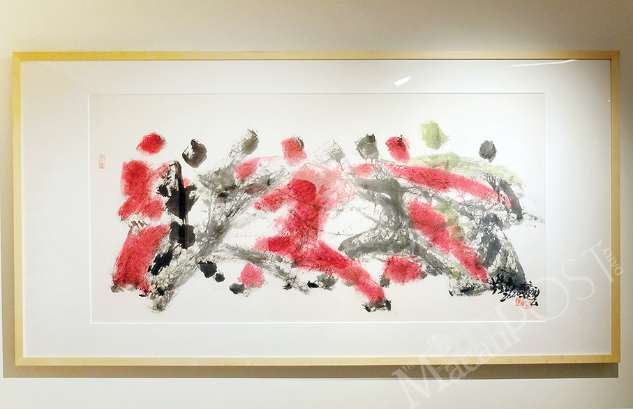 Artists showcase works in ‘Ink  Wash • Abstraction’