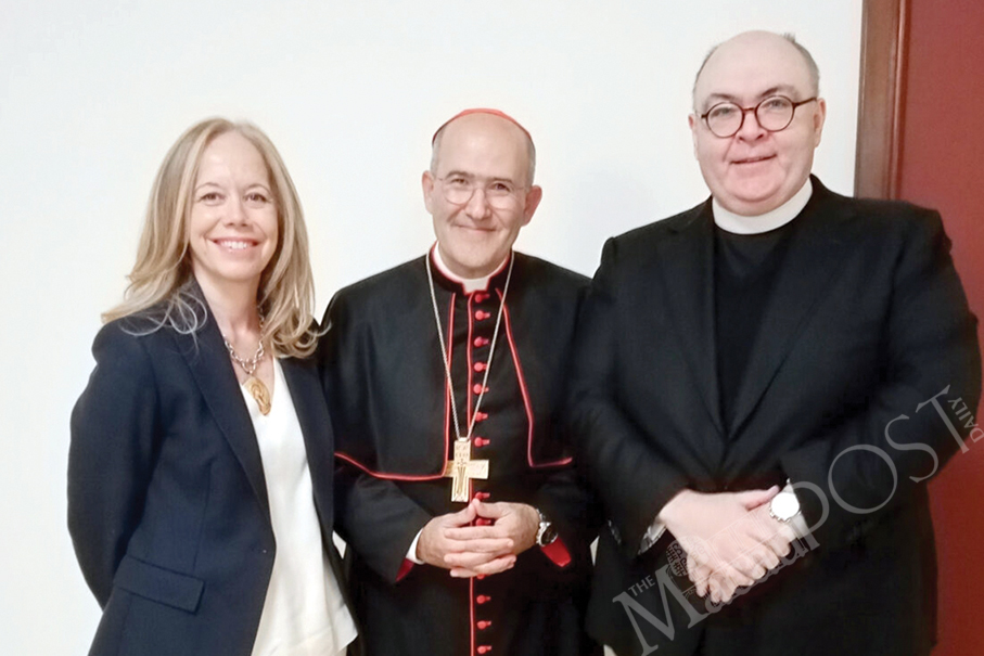 USJ rector meets with Vatican’s head of culture & education