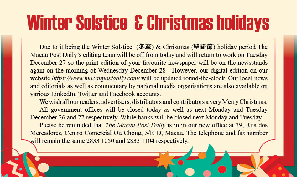 Winter Solstice  & Christmas holidays