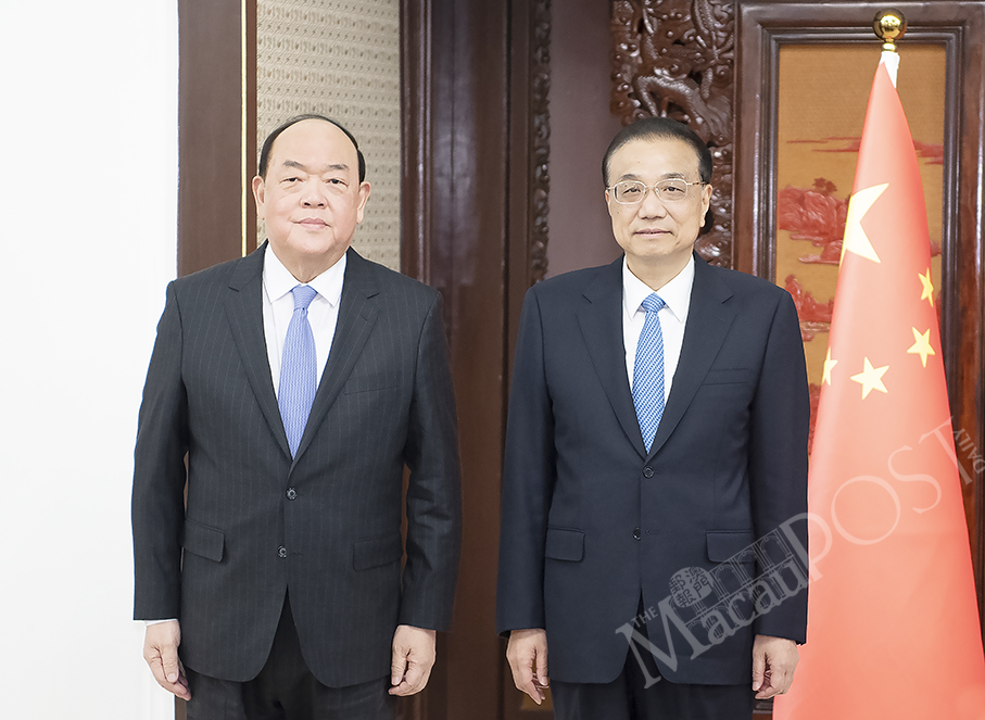 Premier Li says central govt 'fully supports' Macau CE Ho's governance