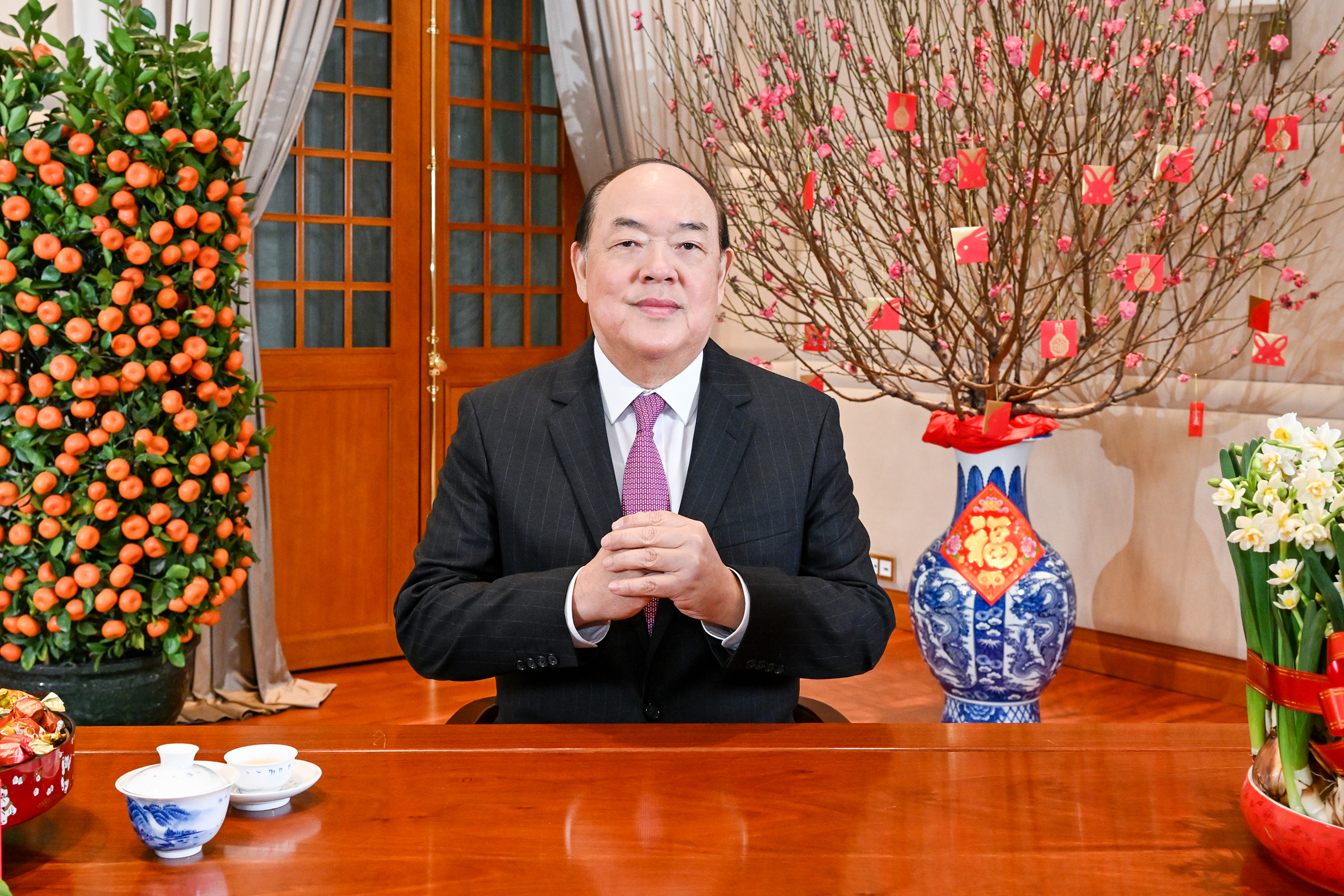 Ho's CNY message vows brighter future with confidence, togetherness in unity