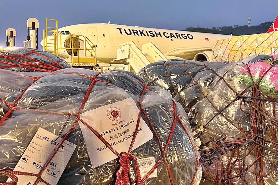 Local group sends aid to quake victims in Turkey